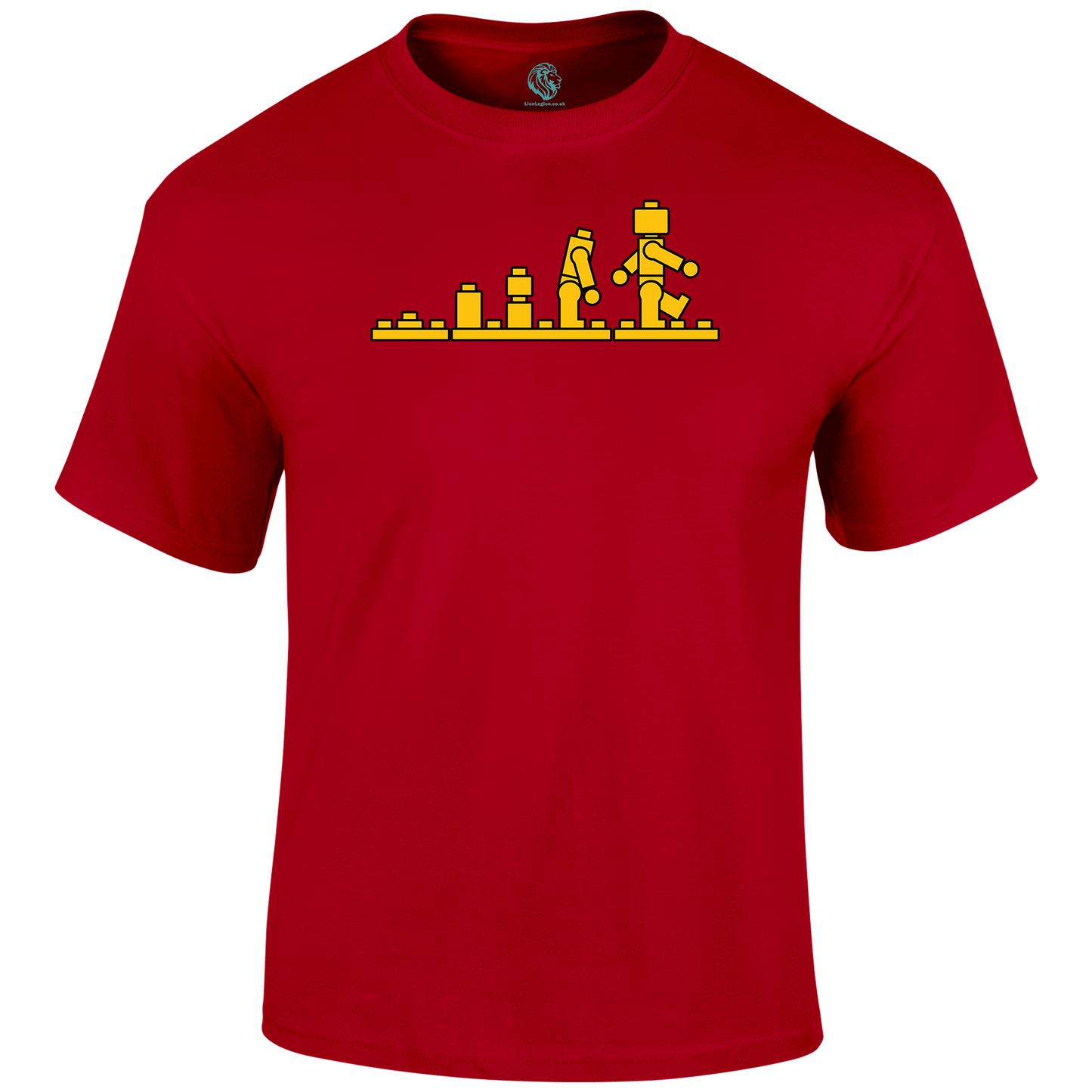 Evolution Blocks T Shirt by Lion Legion 