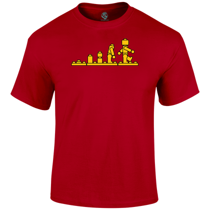 Evolution Blocks T Shirt by Lion Legion 