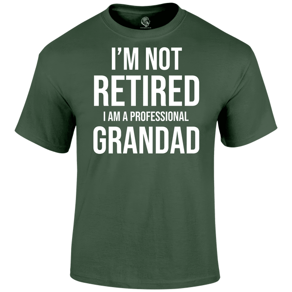 Grandad T Shirt Retired Grandad Tee