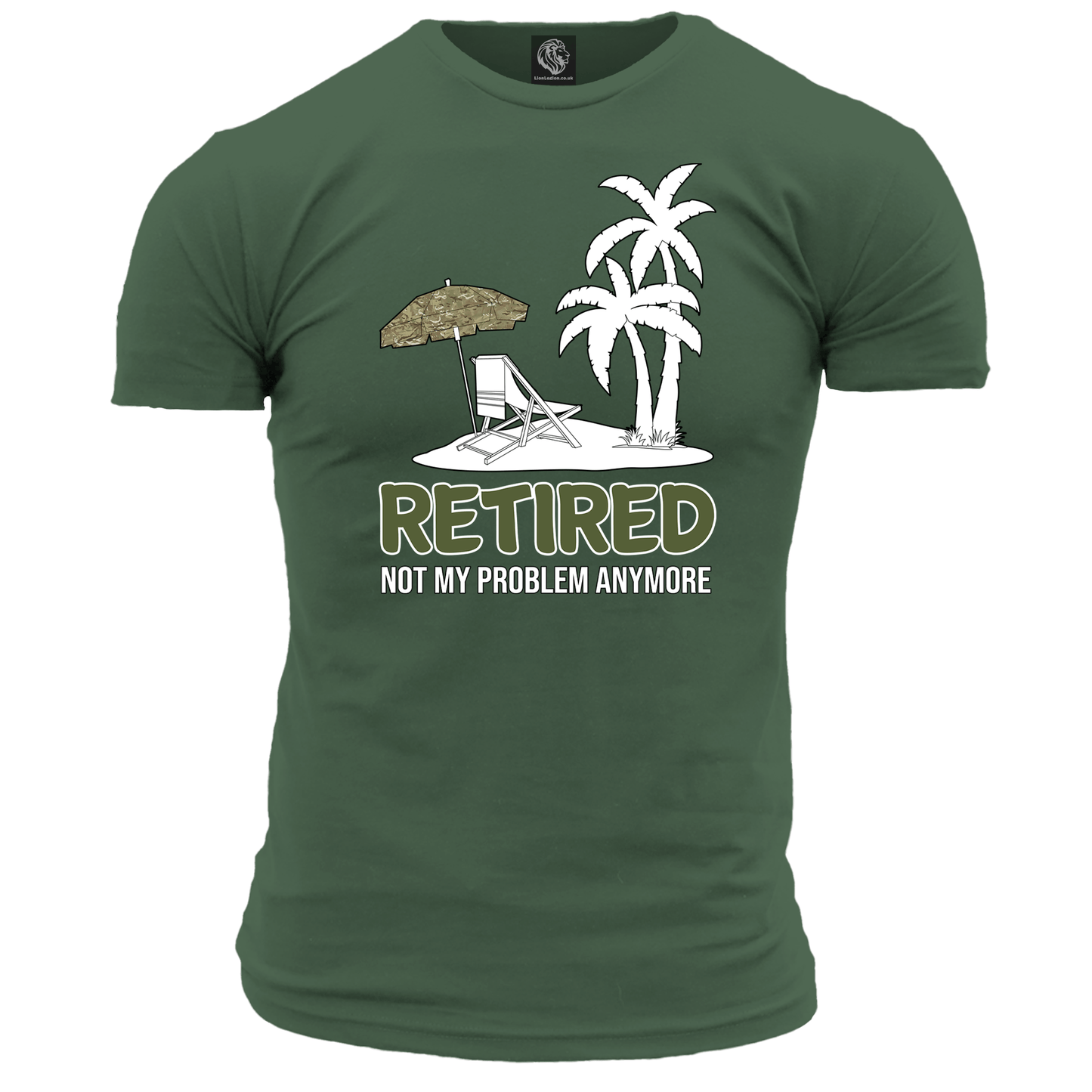 Veteran T Shirt Retired Not My Problem (MTP)