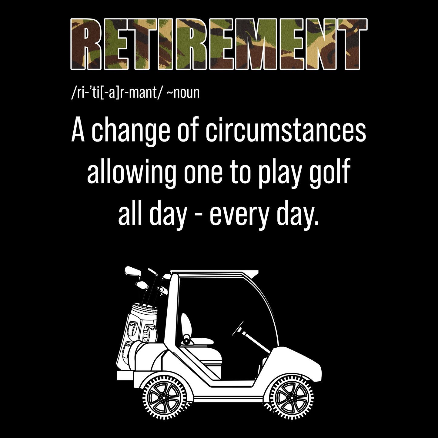 Veteran Golf Hoodie Retirement And Golf Hoodie