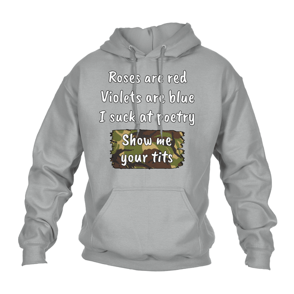 Veteran Hoodie Roses Are Red