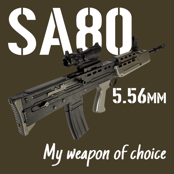 Veteran Hoodie SA80 My Weapon Of Choice
