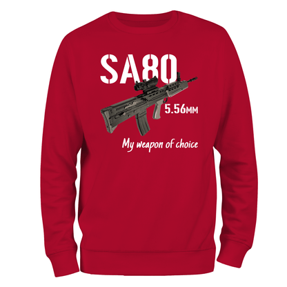 Veteran Sweatshirt SA80 My Weapon Of Choice