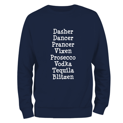 Funny Christmas Jumper Santa's Reindeer