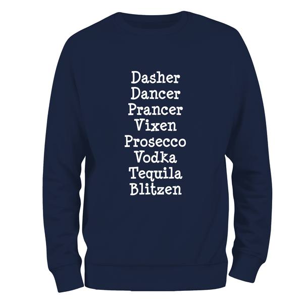 Funny Christmas Jumper Santa's Reindeer