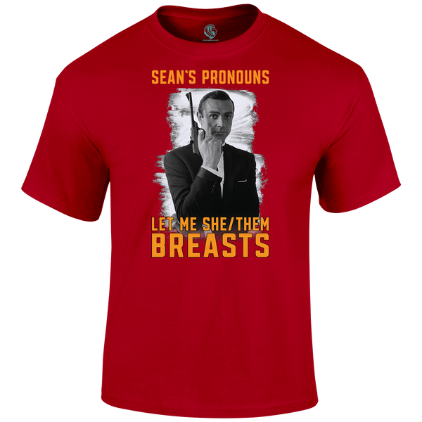 Sean's Pronouns T Shirt