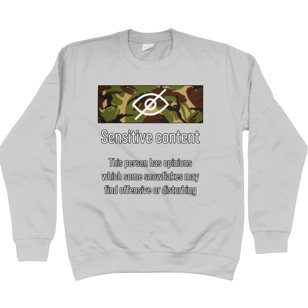 Sensitive Content Funny Sweatshirt