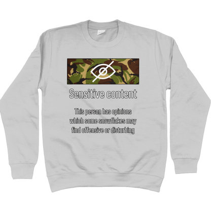 Sensitive Content Funny Sweatshirt