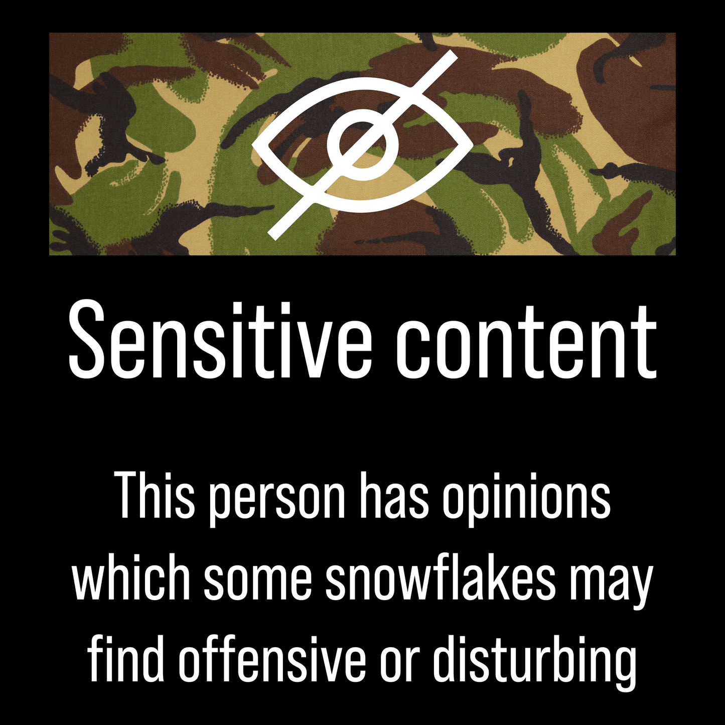 Sensitive Content Funny Sweatshirt
