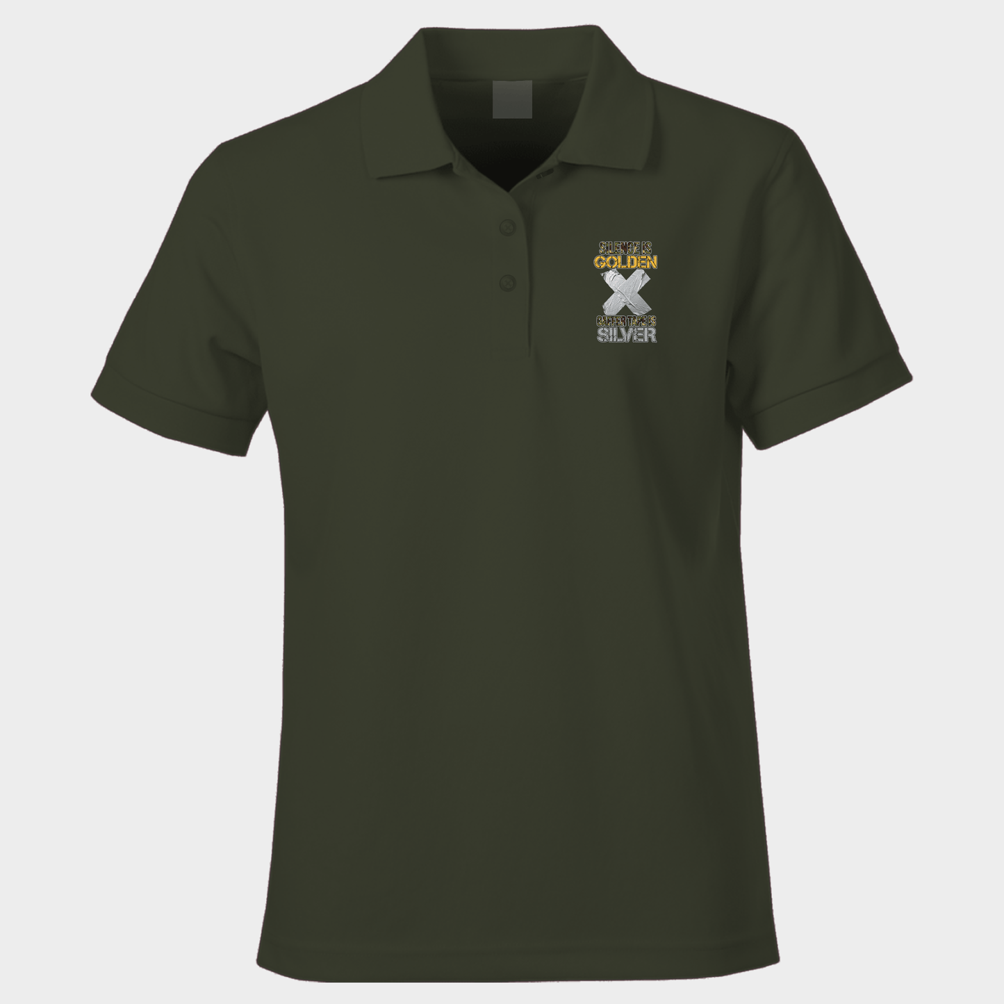 Silence Is Golden Polo Shirt