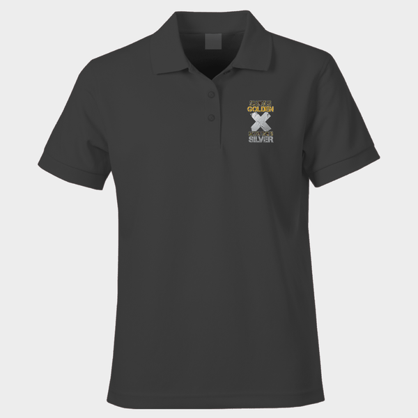 Silence Is Golden Polo Shirt