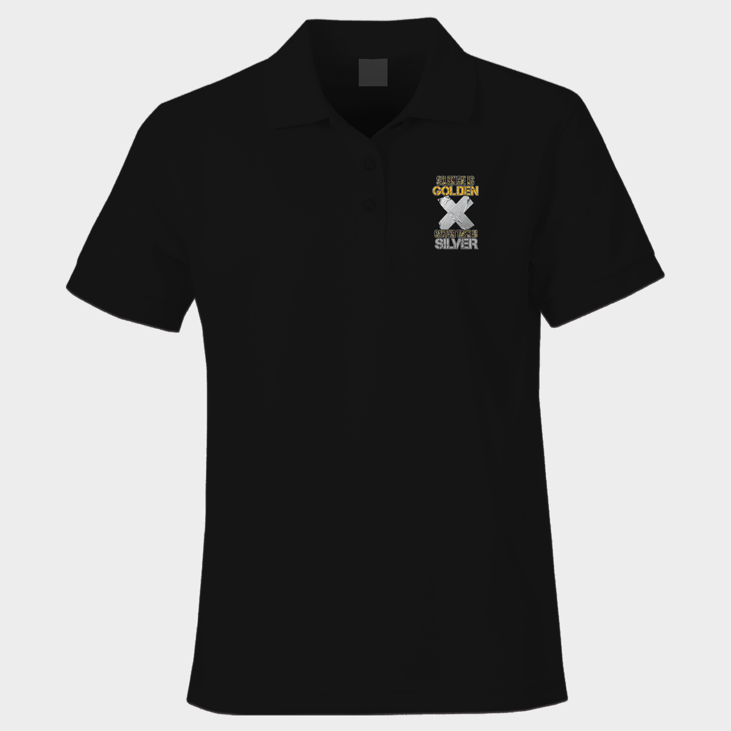 Silence Is Golden Polo Shirt