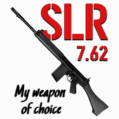 SLR, My Weapon Of Choice Jumbo Mug