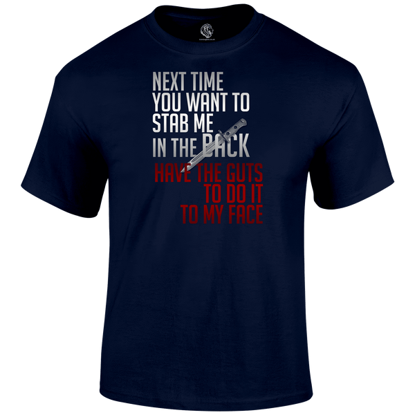 Stab Me In The Back Veteran T Shirt
