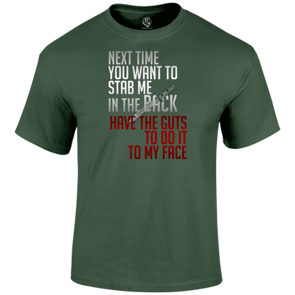 Stab Me In The Back Veteran T Shirt