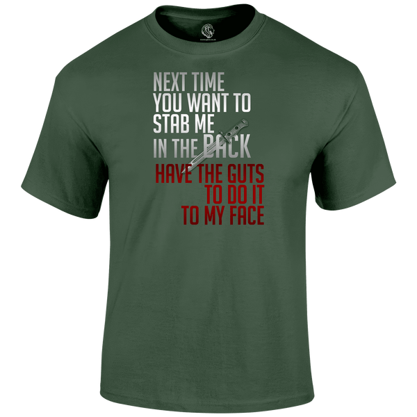 Stab Me In The Back Veteran T Shirt