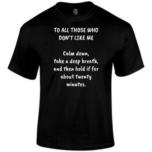 Take A Breath T Shirt