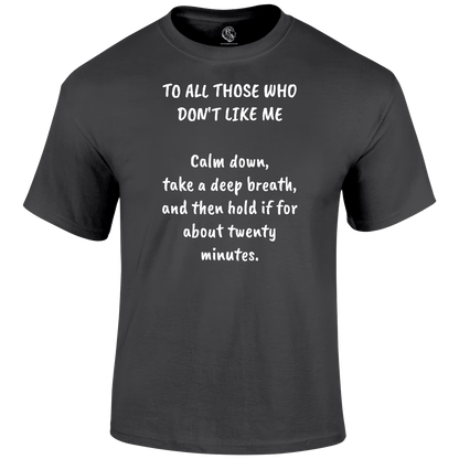 funny t shirt Take A Breath