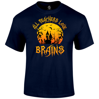 Teachers Love Brains T Shirt