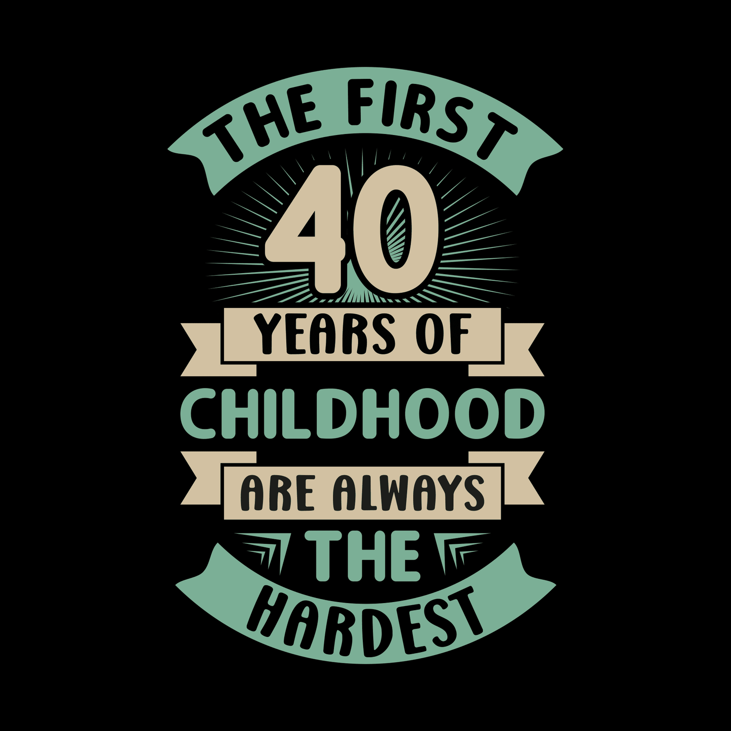 The First Forty T Shirt