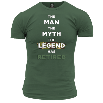 The Man The Myth The Legend Retired T Shirt