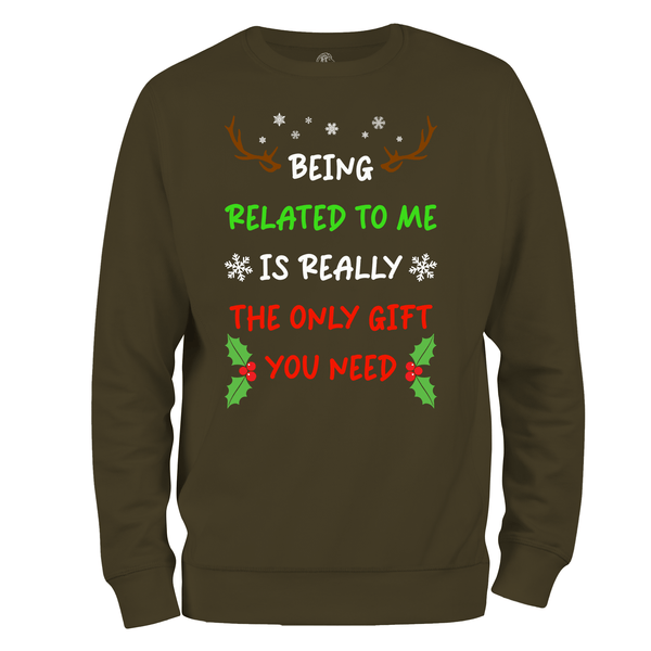 Funny Christmas Jumper The Only Gift