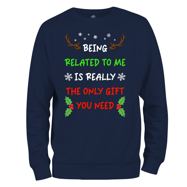 Funny Christmas Jumper The Only Gift