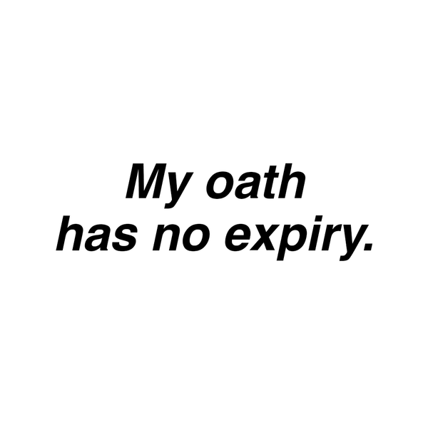 The Queen's Jubilee 'Oath No Expiry' Jumbo Mug