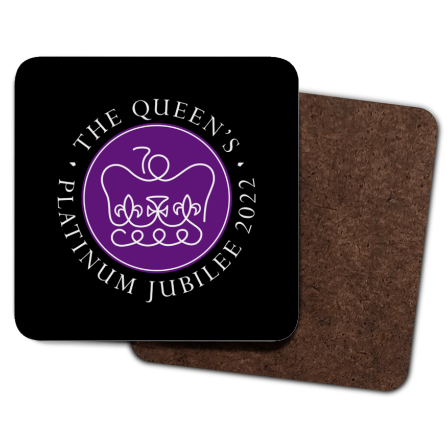 The Queen's Platinum Jubilee 2022 (4 Pack) Hardboard Coasters