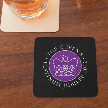 The Queen's Platinum Jubilee 2022 (4 Pack) Hardboard Coasters