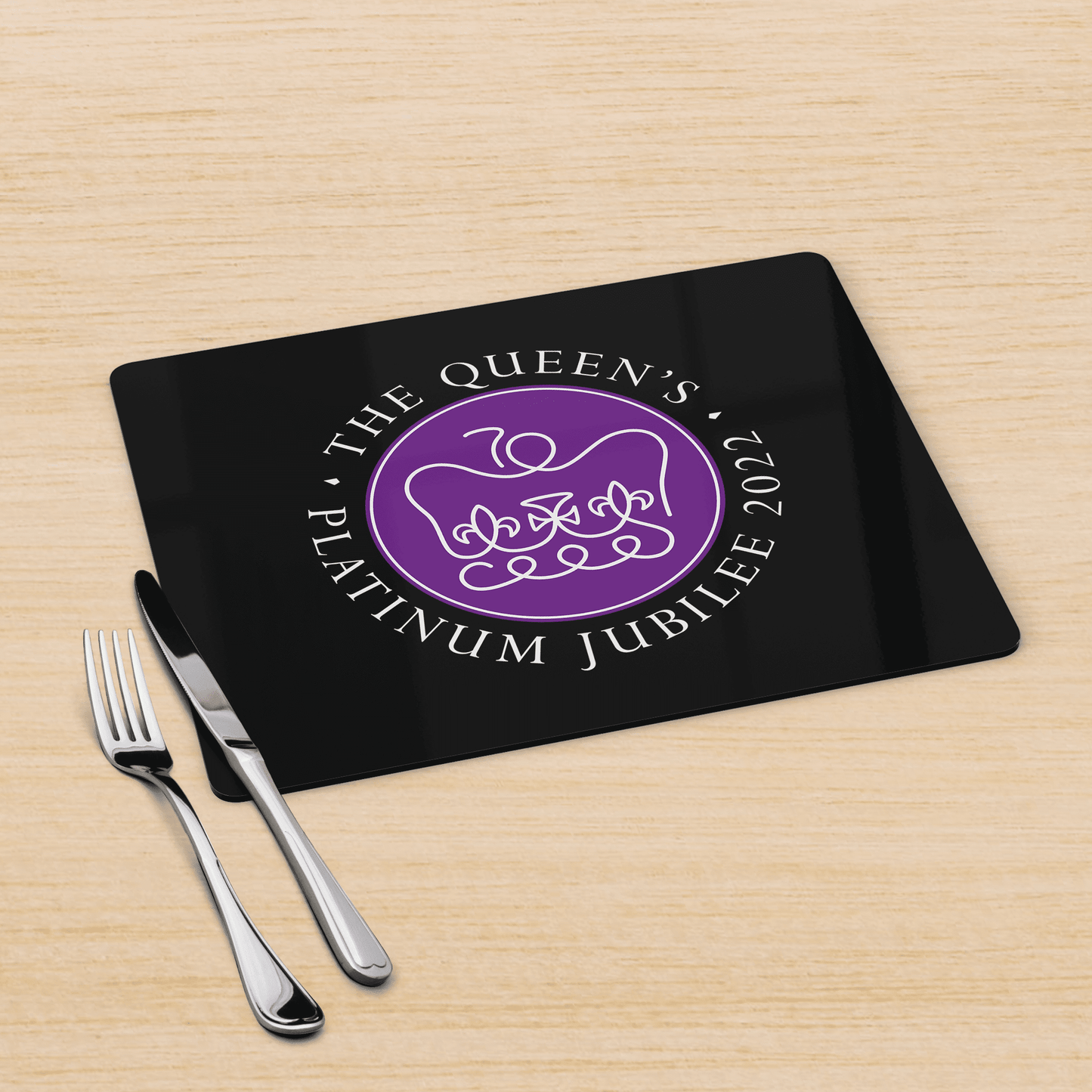 The Queen's Platinum Jubilee 2022 (4 Pack) Hardboard Placemats