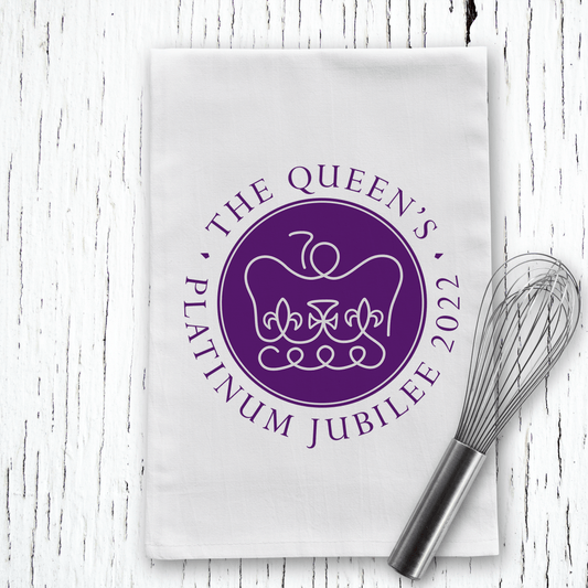 The Queen's Platinum Jubilee 2022 Cotton Tea Towel