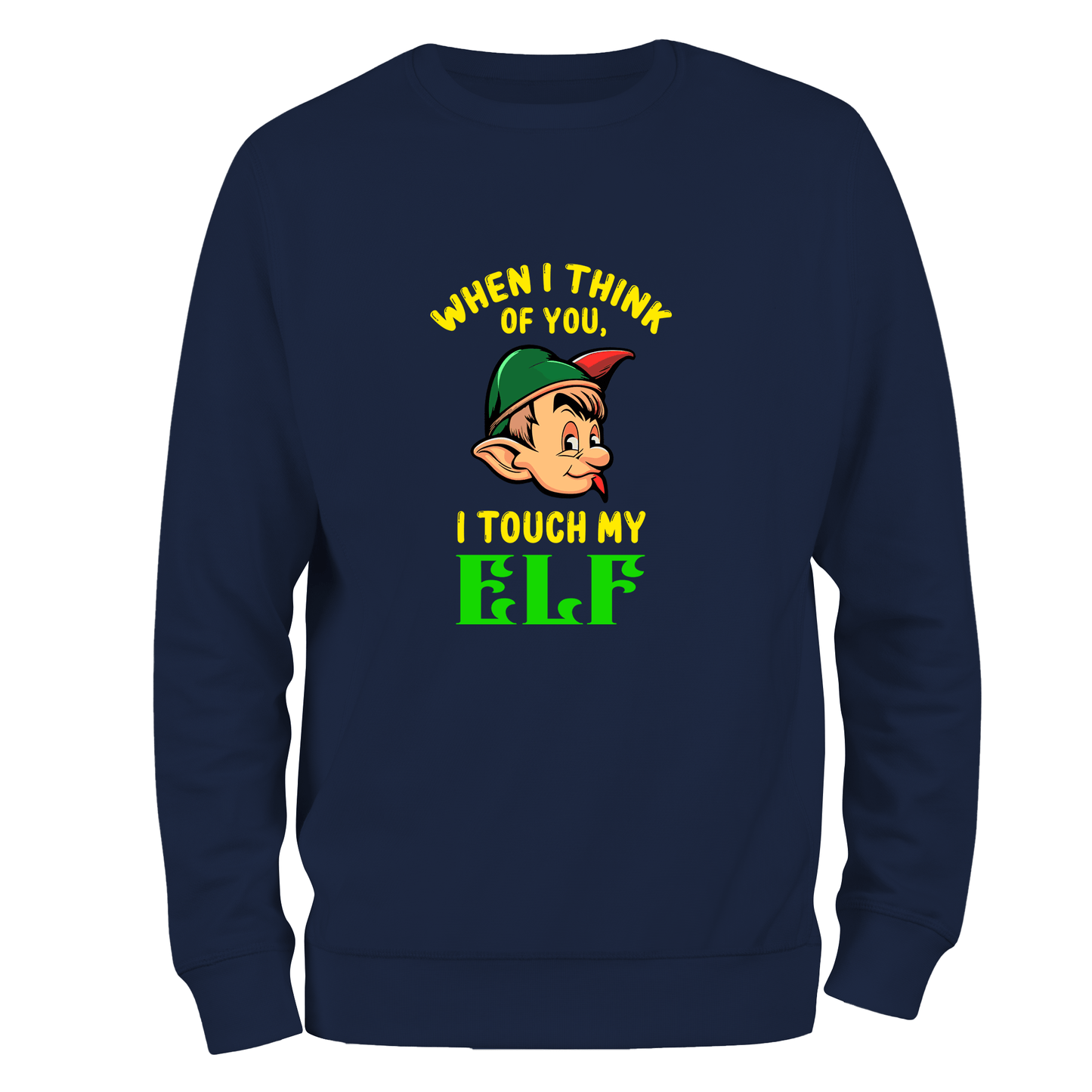 Funny Christmas Jumper Touch my Elf