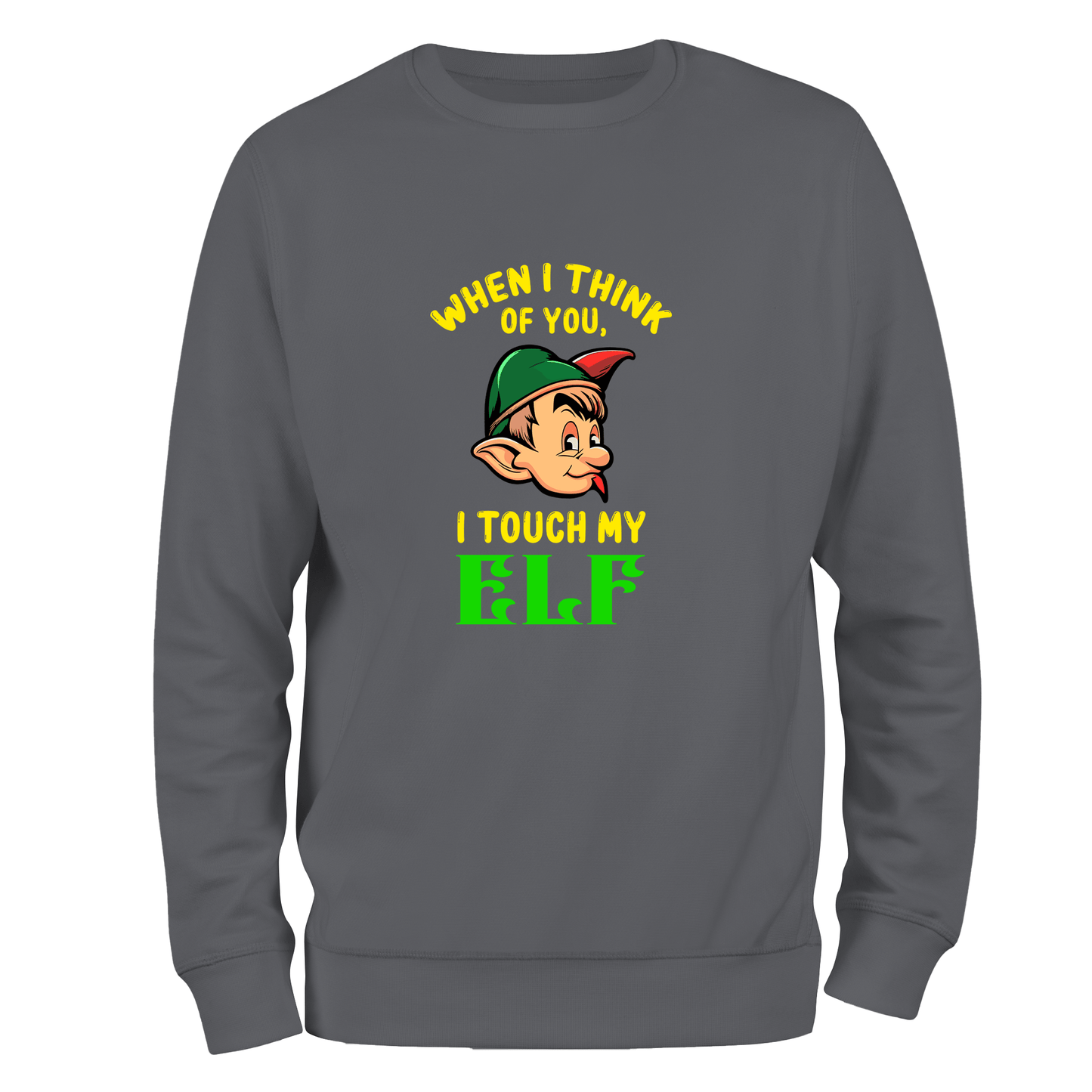 Funny Christmas Jumper Touch my Elf
