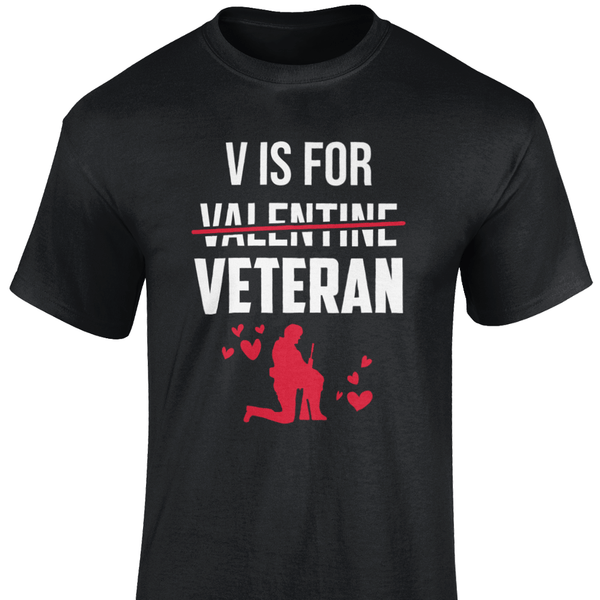 V For Veteran T Shirt