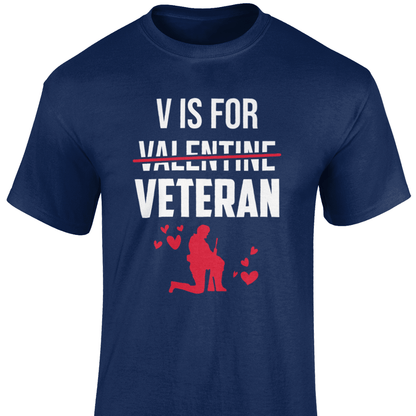 V For Veteran T Shirt