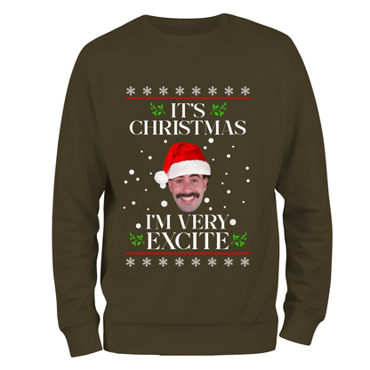 Funny Christmas Jumper Very Excite