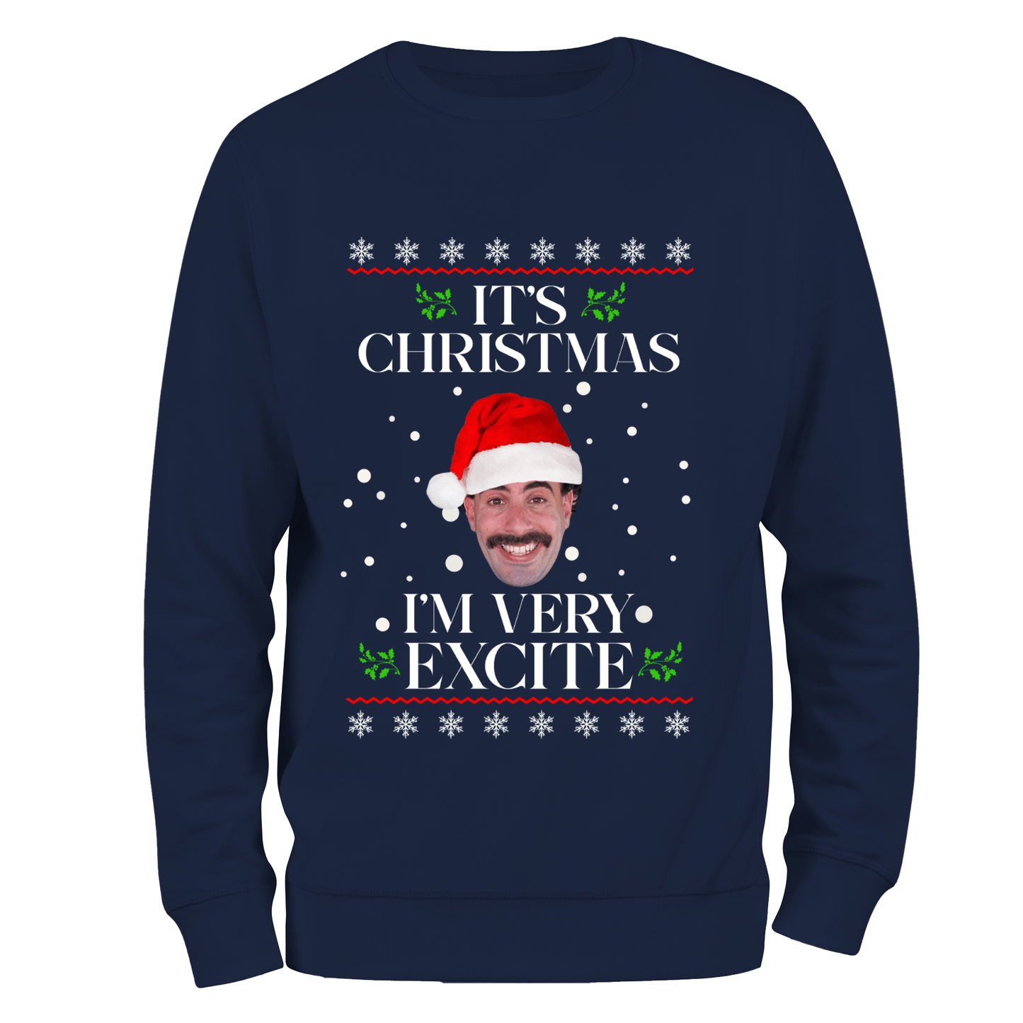 Funny Christmas Jumper Very Excite