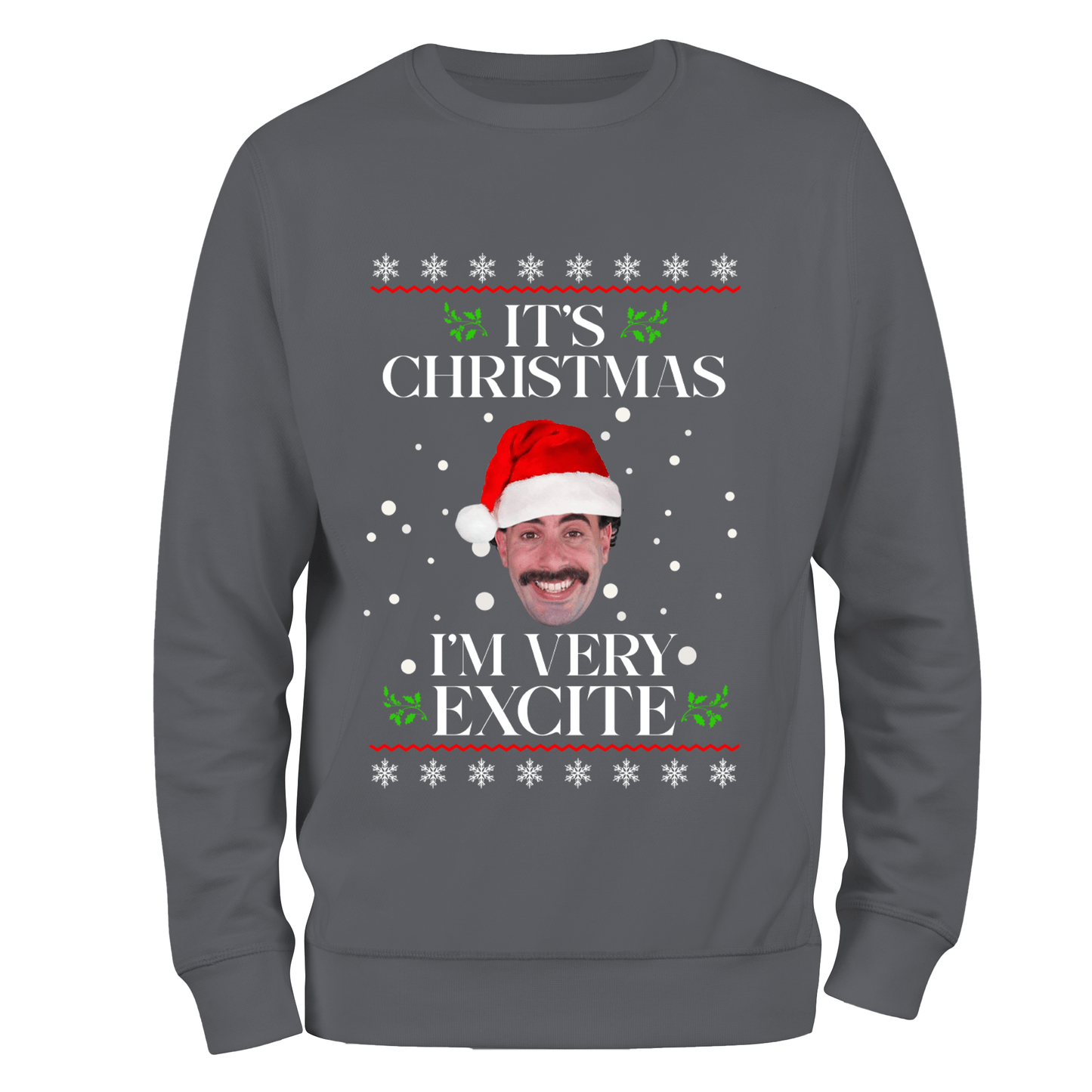 Funny Christmas Jumper Very Excite