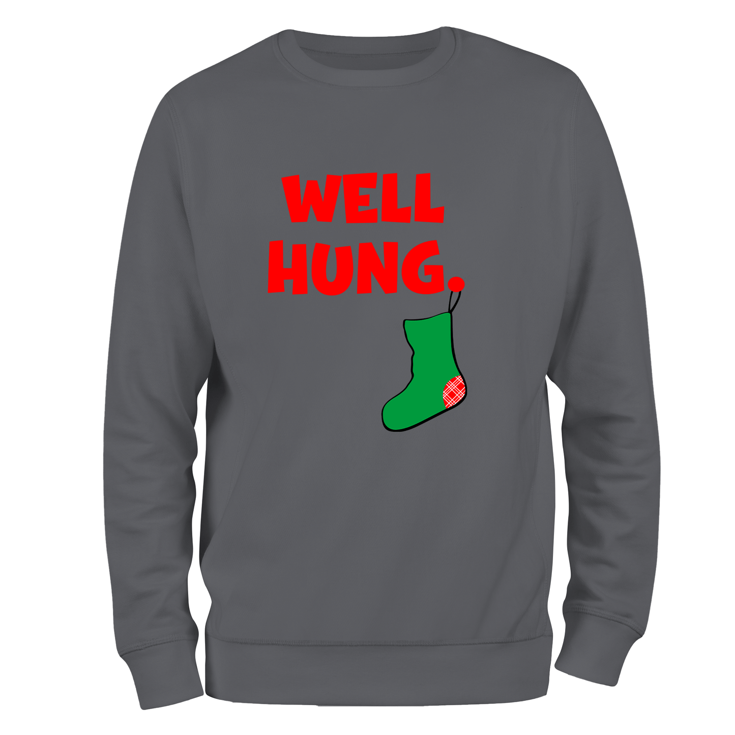 Funny Christmas Jumper Well Hung