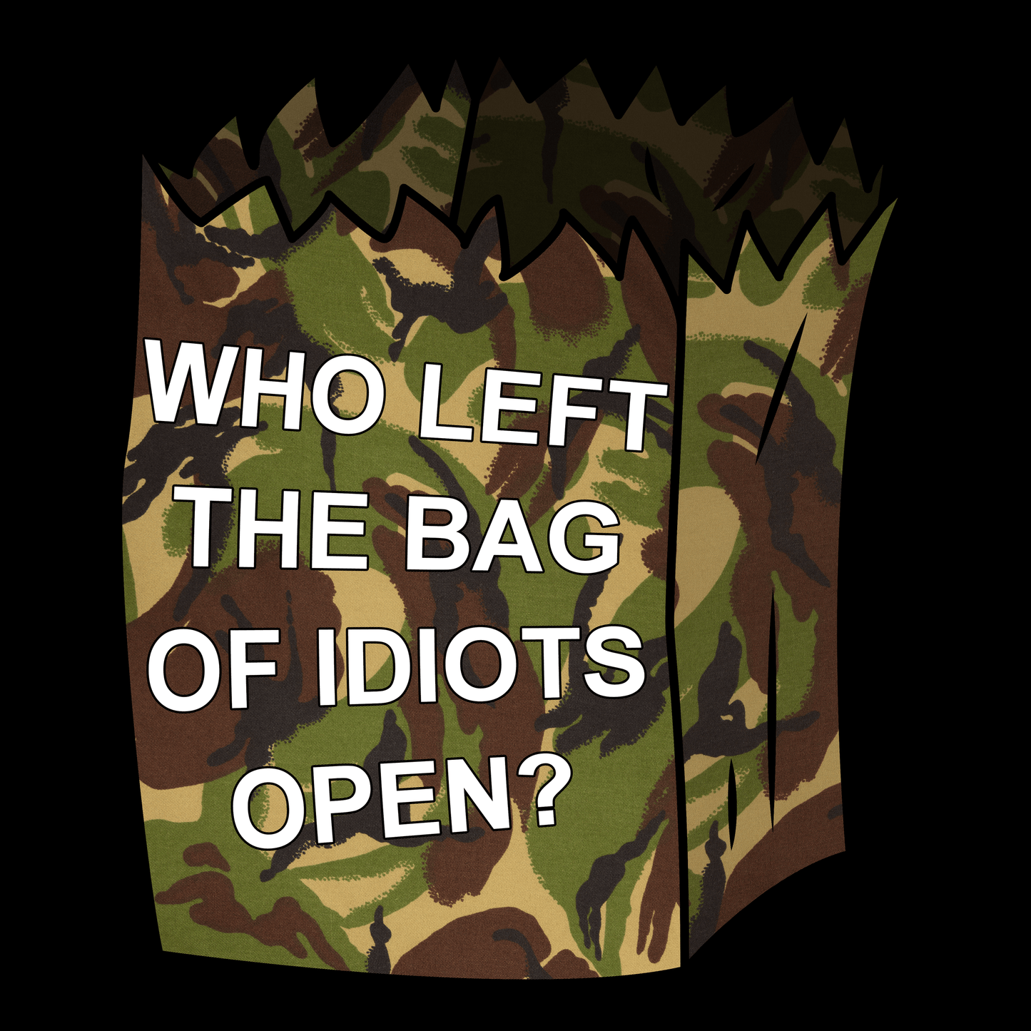 Veteran Hoodie Who Left The Bag Of Idiots Open