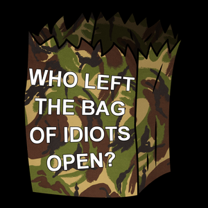Who Left The Bag Of Idiots Open Unisex Sweatshirt