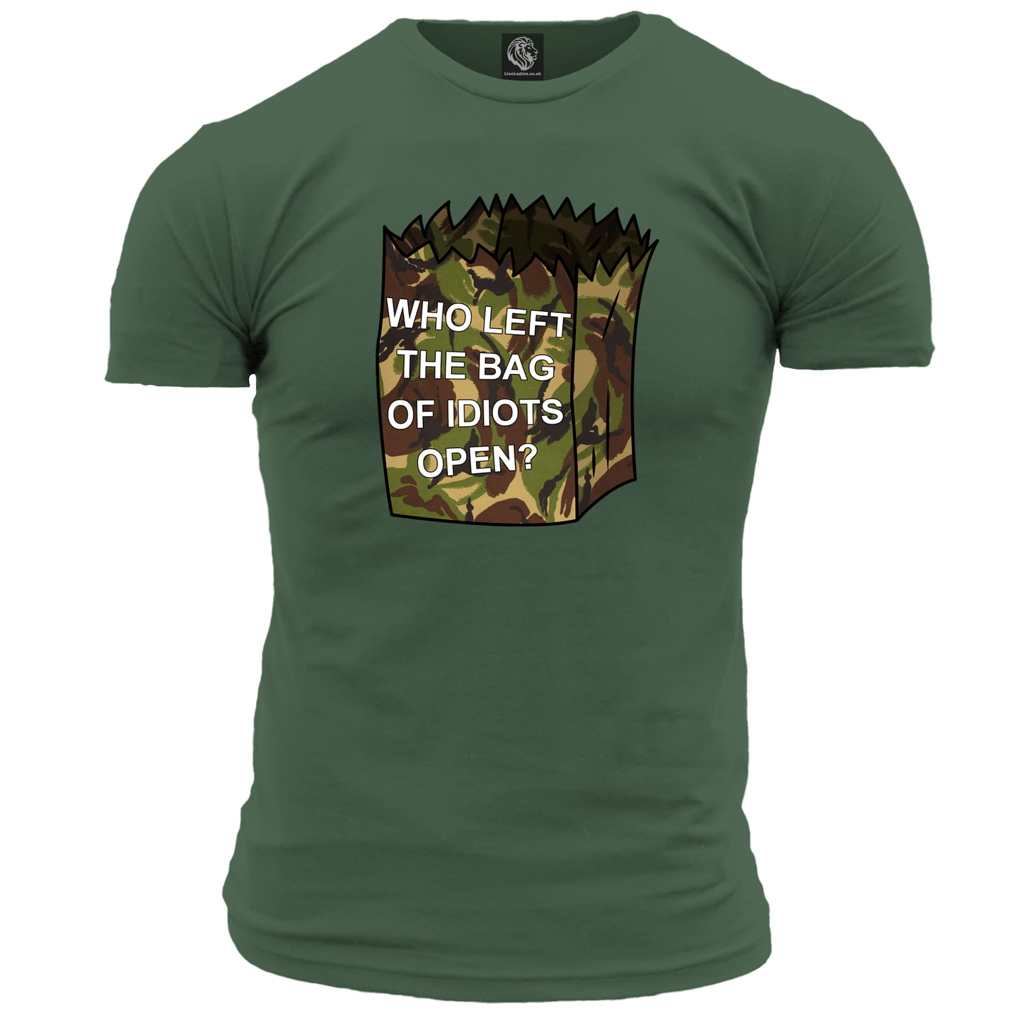Who Left The Bag Of Idiots Open Unisex T Shirt