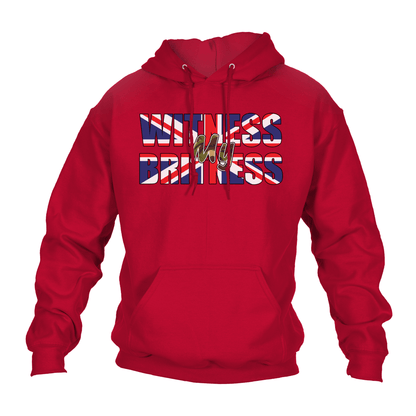 Patriotic Hoodie Witness My Britness