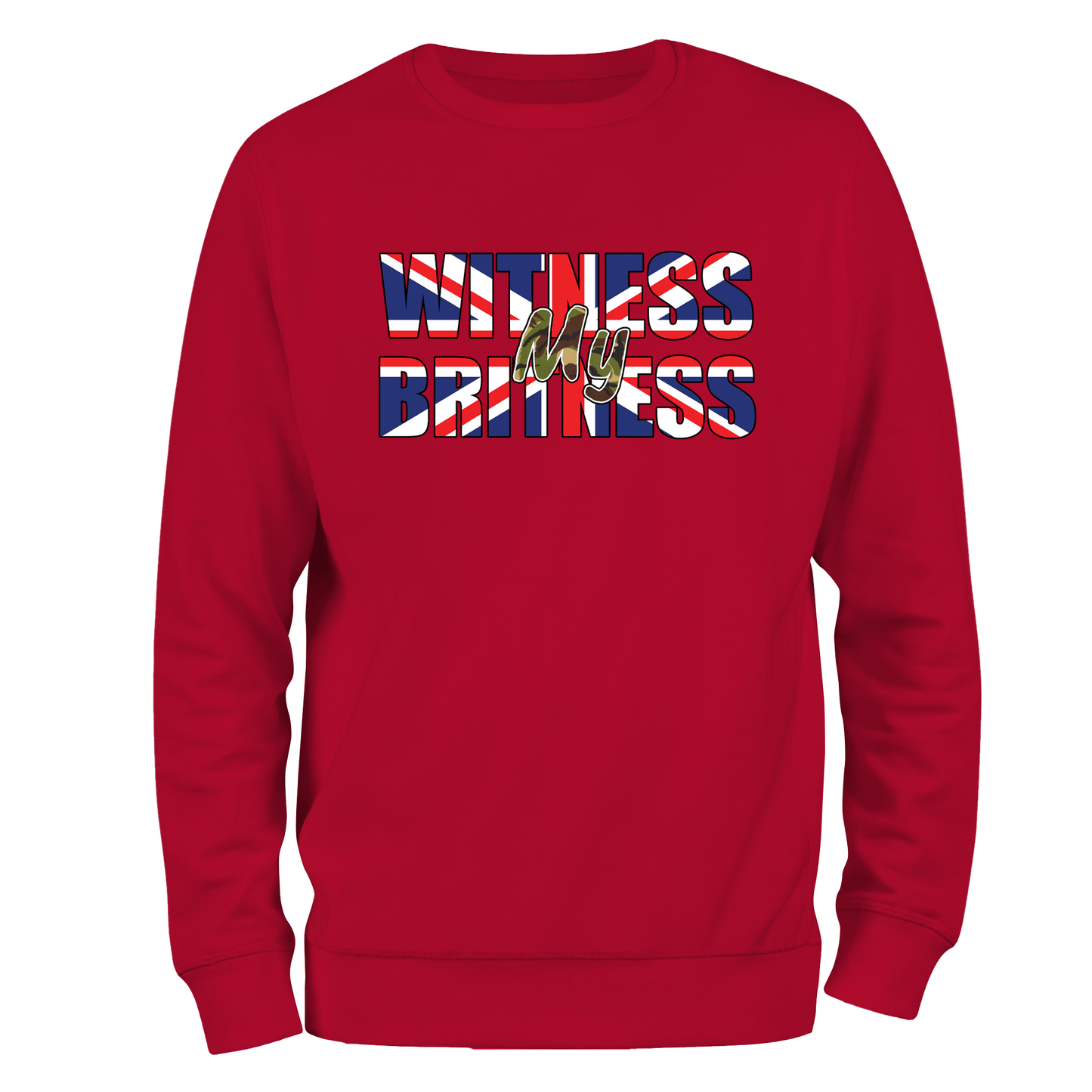 Patriotic Sweatshirt Witness My Britness