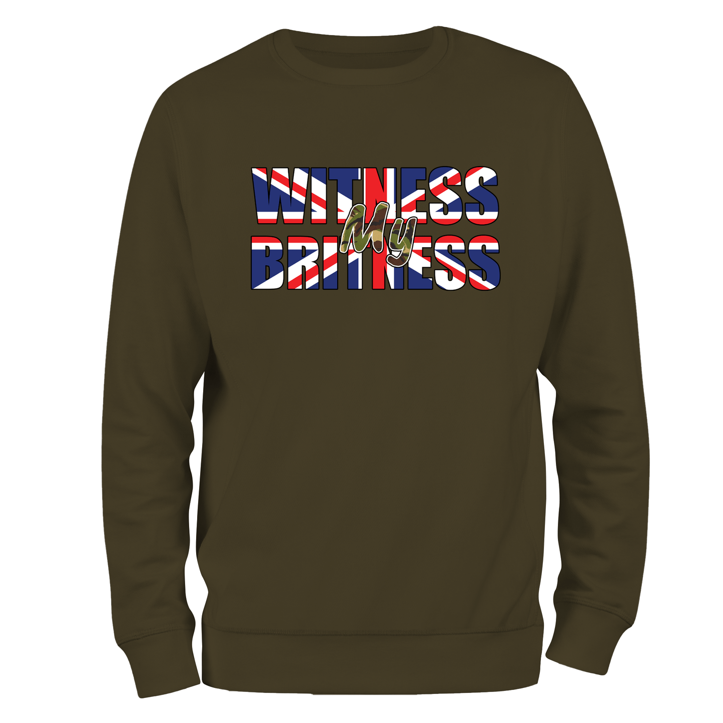 Patriotic Sweatshirt Witness My Britness