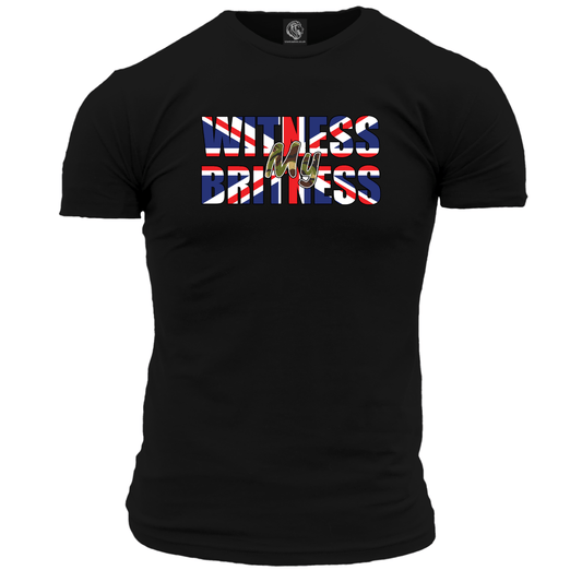 Patriotic T Shirt Witness My Britness