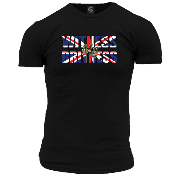 Patriotic T Shirt Witness My Britness