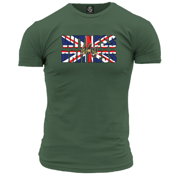 Patriotic T Shirt Witness My Britness